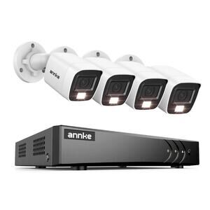 ANNKE 8CH 3K Lite DVR 1080P Video Home Security Camera System AI Human Detection